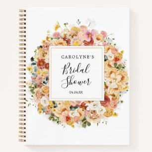 Classy Watercolor Floral  Notebook