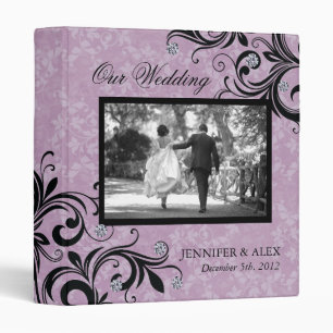 Classy Wedding Album 3 Ring Binder