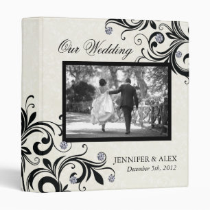 Classy Wedding Album 3 Ring Binder