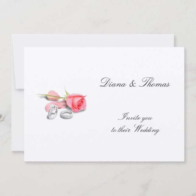 Classy Wedding Invitation (Front)