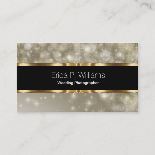 Classy Wedding Photographer Elegant Business Cards