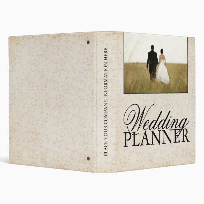 Classy Wedding planner 3 Ring Binder