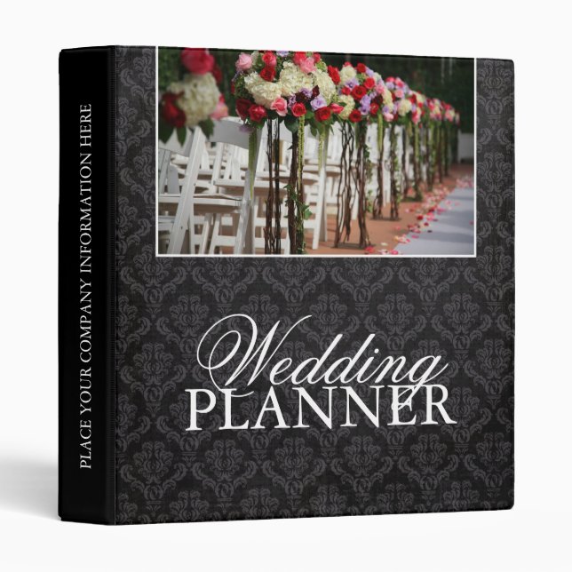 Classy Wedding planner Binder (Front/Spine)