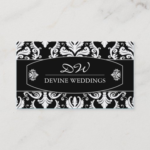 Customizable Classy Wedding Planner Business Card