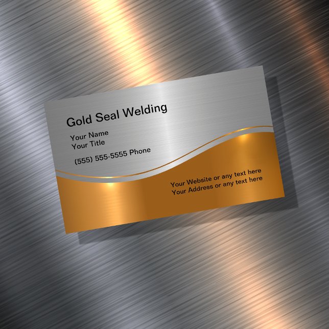 Classy Welding Business Card Magnets (Creator Uploaded)