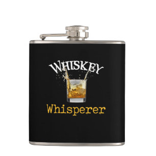 Classy Whiskey Whisperer Flask