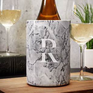 Classy White 6" x 4" Marble Wine Chiller