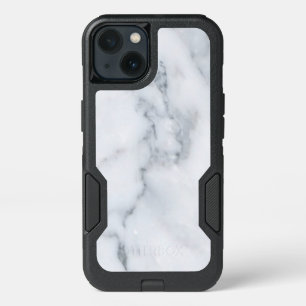 Classy White Marble Look iPhone 13 Case