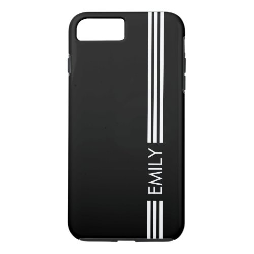 Classy White Stripes iPhone 8 Plus7 Plus Case