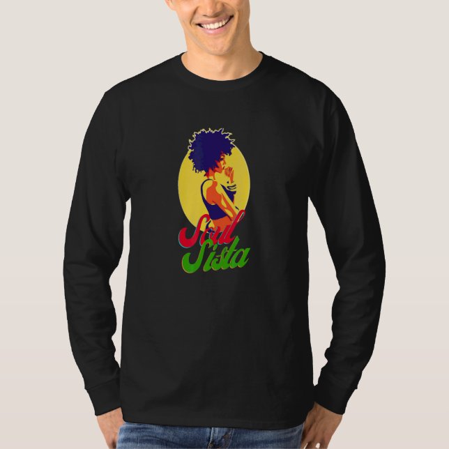 Classy Womens African Head Wrap Black Pride  Soul  T-Shirt (Front)