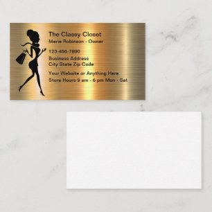 Classy Women's Fashion Apparel Store  Business Card