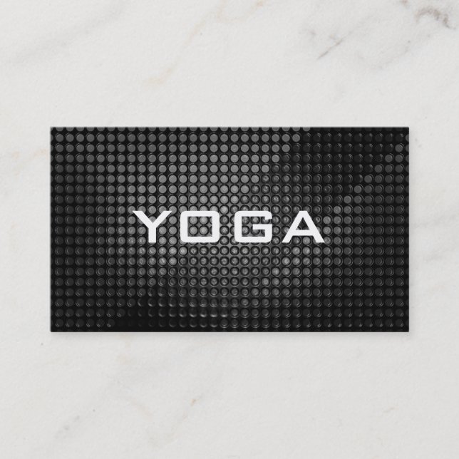 Classy YOGA Instructor Business Card (Front)