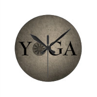 Classy YOGA Wall Clock
