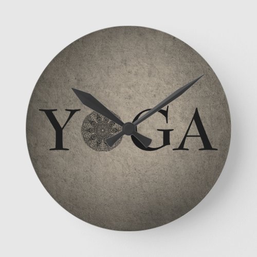 Classy YOGA Wall Clock