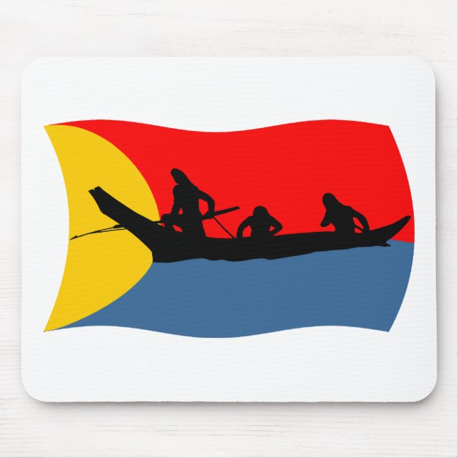Clatsop Tribe Flag Mousepad (Front)