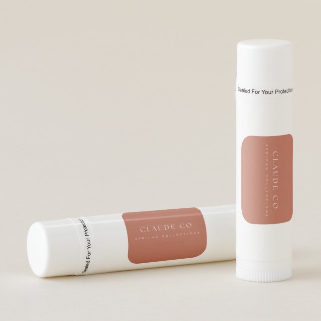 Claude Co. Lip Balm - Signature Burnt Umber (Front)