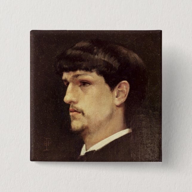 Claude Debussy  1886 Button (Front)
