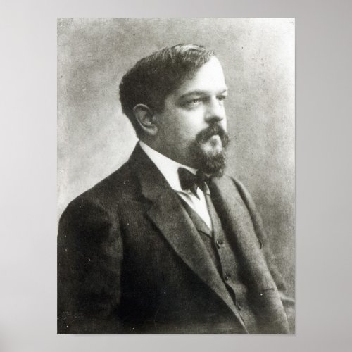 Claude Debussy c1908 Poster