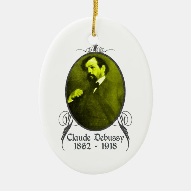Claude Debussy Ornament (Front)
