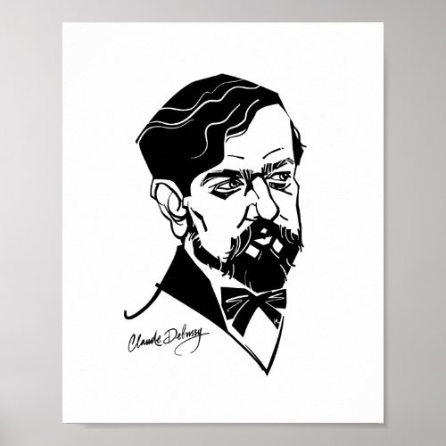 Claude Debussy Poster