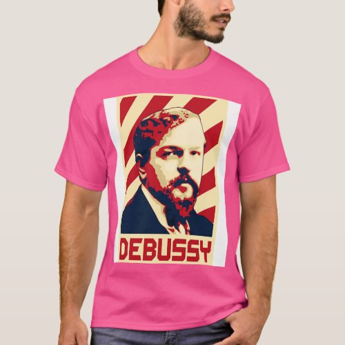 Claude Debussy Retro Propaganda 1 T_Shirt