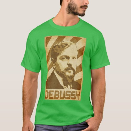 Claude Debussy Retro Propaganda T_Shirt