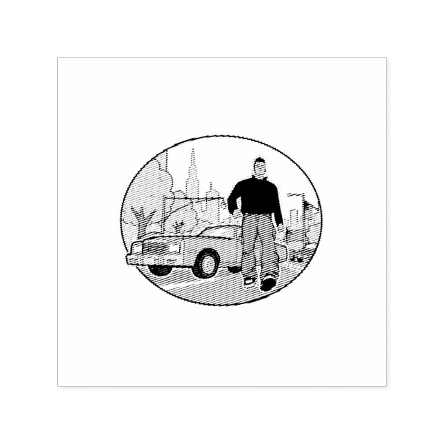 Claude - GTA 3 Self-inking Stamp (Design)