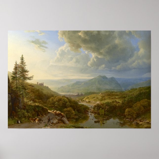 Claude Lorrain Artwork Poster (Front)