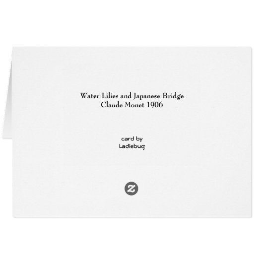 Claude Monet (Back Horizontal)