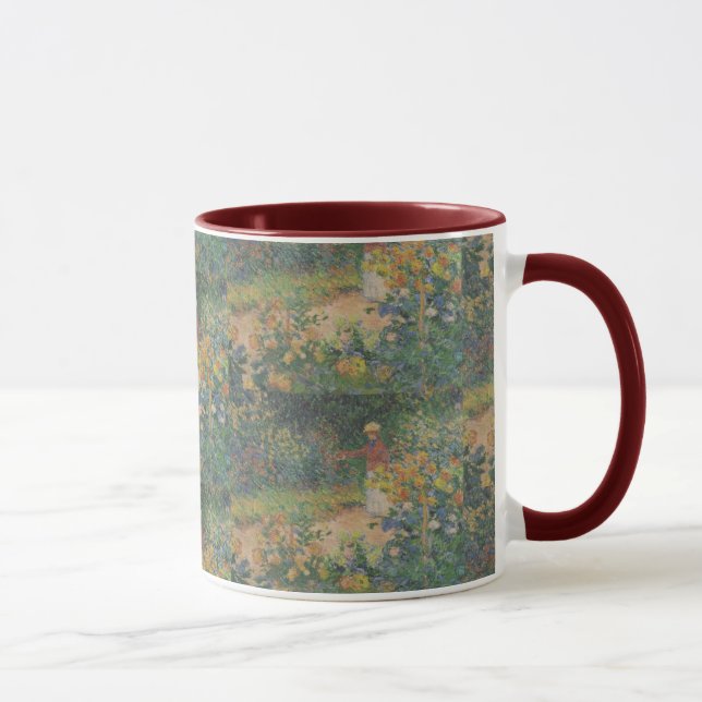Claude Monet 1895 Vintage In the Garden Mug (Right)