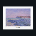 Claude Monet #19-2 - Fine Art Postcard<br><div class="desc">Claude Monet - Shadows On The Sea The Cliffs At Pourville. Art & signature postcard #19-2 by The Zedign House. For more images & designs from Claude Monet - Paintings & Drawings Vol 2,  visit https://books.zedign.com/zas/3.html</div>