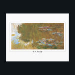 Claude Monet #39 - Fine Art Postcard<br><div class="desc">Claude Monet - The Water Lily Pond 1917. Art & signature postcard #39 by The Zedign House. For more images & designs from Claude Monet - Paintings & Drawings Vol 1,  visit https://books.zedign.com/zas/2.html</div>