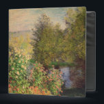 Claude Monet | A Corner of the Garden at Montgeron 3 Ring Binder<br><div class="desc">A Corner of the Garden at Montgeron,  1876-7 | by Claude Monet | Art Location: Hermitage,  St. Petersburg,  Russia | French Artist | Image Collection Number: XIR37524</div>