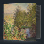 Claude Monet | A Corner of the Garden at Montgeron 3 Ring Binder<br><div class="desc">A Corner of the Garden at Montgeron,  1876-7 | by Claude Monet | Art Location: Hermitage,  St. Petersburg,  Russia | French Artist | Image Collection Number: XIR37524</div>