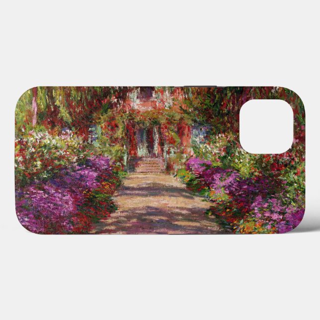 Claude Monet | A Pathway in Monet's Garden Case-Mate iPhone Case (Back (Horizontal))