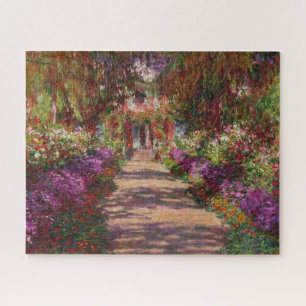 Claude Monet A Pathway in Monet's Garden Jigsaw Puzzle