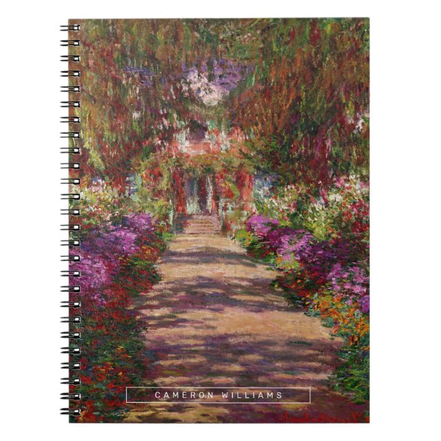 Claude Monet | A Pathway in Monet's Garden Notebook (Front)
