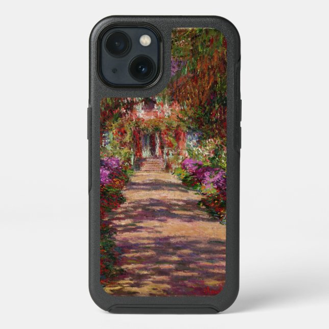Claude Monet | A Pathway in Monet's Garden Otterbox iPhone Case (Back)
