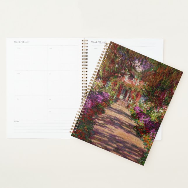 Claude Monet | A Pathway in Monet's Garden Planner (Display)