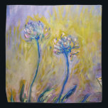 Claude Monet - Agapanthus Bandana<br><div class="desc">Agapanthus,  close-up (Les Agapanthes) - Claude Monet,  1914-1917</div>