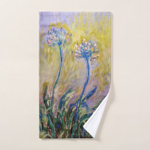 Claude Monet _ Agapanthus Bath Towel Set