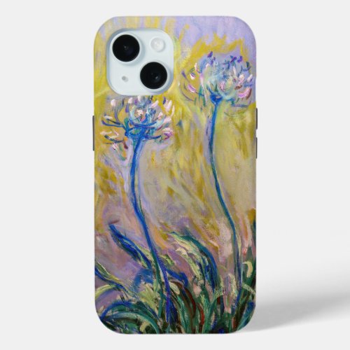 Claude Monet _ Agapanthus iPhone 15 Case