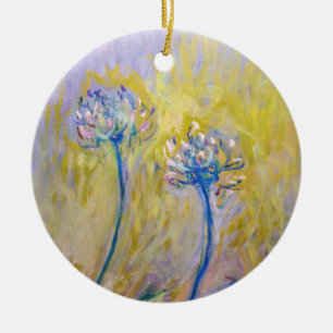Claude Monet - Agapanthus Ceramic Ornament