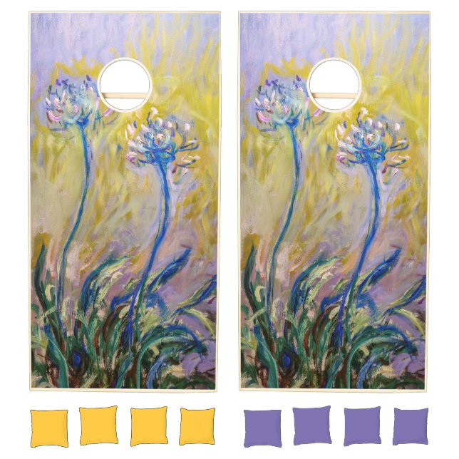 Claude Monet - Agapanthus Cornhole Set (Set)
