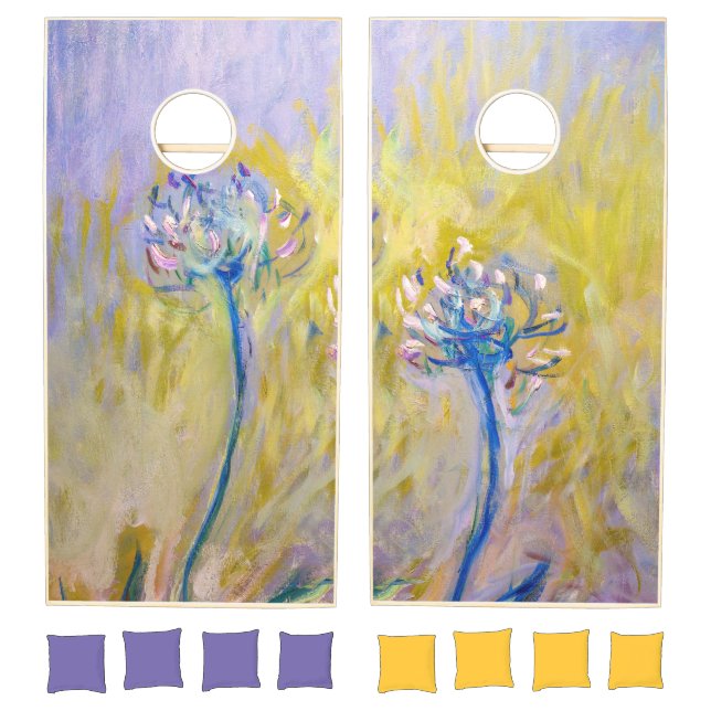 Claude Monet - Agapanthus Cornhole Set (Set)