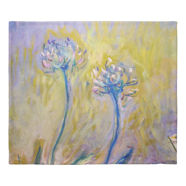 Claude Monet - Agapanthus Duvet Cover (Front)