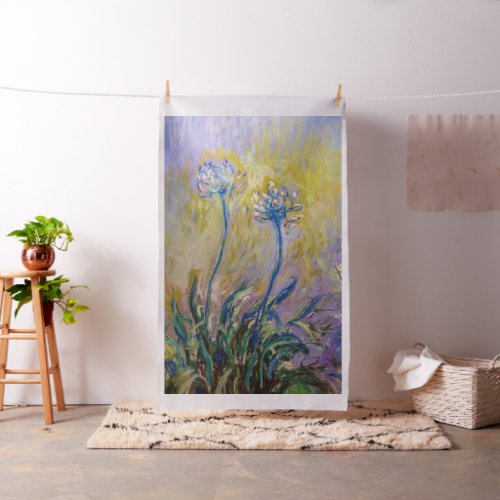 Claude Monet _ Agapanthus Fabric