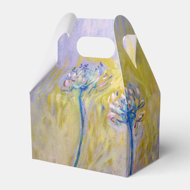 Claude Monet - Agapanthus Favor Boxes (Front Side)