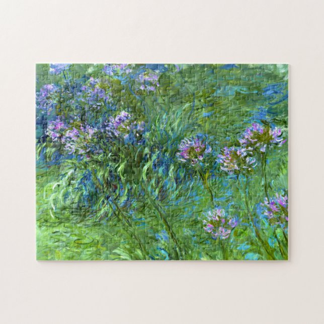 Claude Monet: Agapanthus Jigsaw Puzzle (Horizontal)
