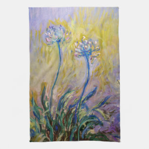 Claude Monet - Agapanthus Kitchen Towel